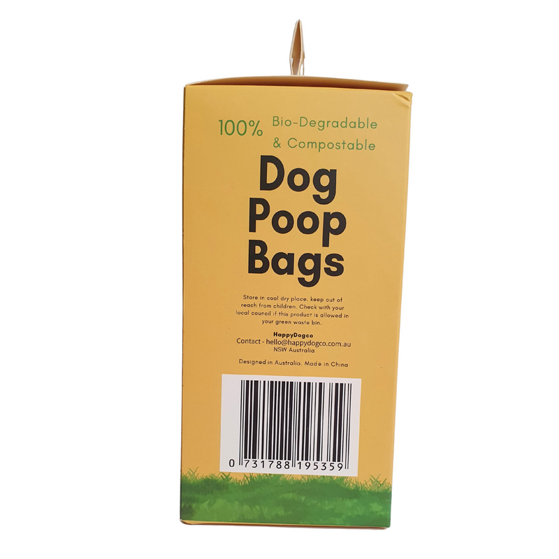 Dog Poo Bags with Tie Handles